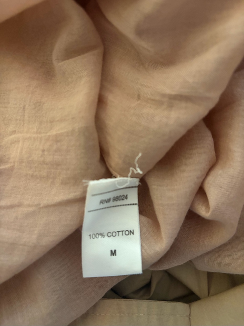 Love The Label Anthropologie Strapless Khaki Midi Dress Smocked Back Tie Belt M - Picture 8 of 8
